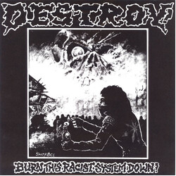 Destroy! Burn This Racist System Down! USED VINYL 7INCH 33 S RPM EP REPRESS