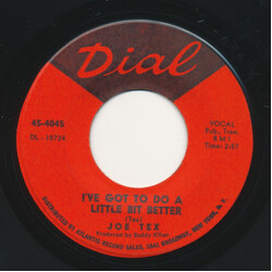 Joe Tex I've Got To Do A Little Bit Better USED VINYL 7INCH 45 RPM