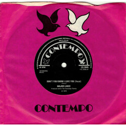 Major Lance Don't You Know I Love You USED VINYL 7INCH 45 RPM