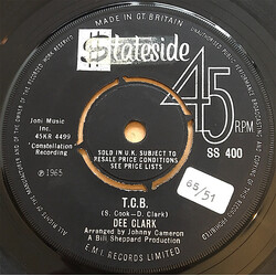 Dee Clark T.C.B. USED VINYL 7INCH 45 RPM SINGLE