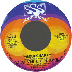 Peggy Scott & Jo Jo Benson Soulshake / We Were Made For Each Other VINYL 7" USED