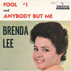 Brenda Lee Fool #1 / Anybody But Me USED VINYL 7INCH SINGLE 45 RPM