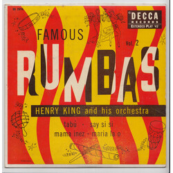 Henry King And His Orchestra Famous Rumbas Vol. 2 USED VINYL 7INCH 45 RPM EP MONO