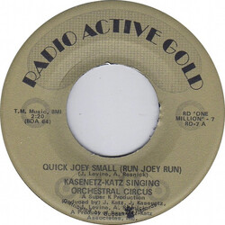 The Kasenetz-Katz Singing Orchestral Circus Quick Joey Small (Run Joey Run) / (Poor Old) Mr. Jensen USED VINYL 7INCH 45 RPM SINGLE REISSUE