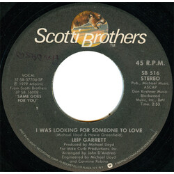 Leif Garrett I Was Looking For Someone To Love / Little Things You Do USED VINYL 7INCH 45 RPM SINGLE STEREO