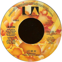 Korona Let Me Be USED VINYL 7INCH 45 RPM SINGLE