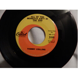Tommy Collins All Of The Monkeys Ain't In The Zoo USED VINYL 7INCH 45 RPM SINGLE