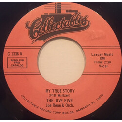 The Jive Five My True Story / When I Was Single USED VINYL 7INCH 45 RPM REISSUE