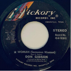 Don Gibson Woman (Sensuous Woman) USED VINYL 7INCH SINGLE