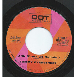 Tommy Overstreet Ann (Don't Go Runnin') / Within This World Of Mine USED VINYL 7INCH 45 RPM