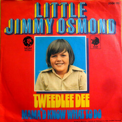 Little Jimmy Osmond Tweedlee Dee USED VINYL 7INCH 45 RPM SINGLE
