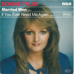 Bonnie Tyler Married Men USED VINYL 7INCH 45 RPM SINGLE STEREO