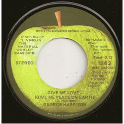 George Harrison Give Me Love (Give Me Peace On Earth) USED VINYL 7INCH SINGLE
