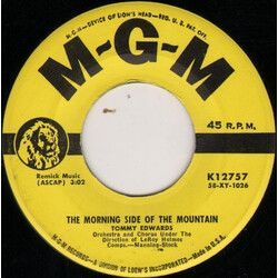 Tommy Edwards The Morning Side Of The Mountain / Please Mr. Sun USED VINYL 7INCH 45 RPM
