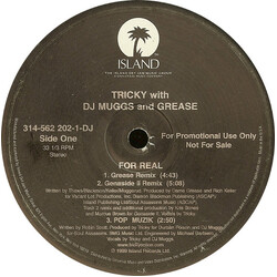 Tricky / DJ Muggs / Dame Grease For Real USED VINYL 12INCH PROMO