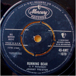 Johnny Preston Running Bear / My Heart Knows USED VINYL 7INCH 45 RPM SINGLE