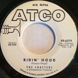 The Coasters Ridin' Hood / Teach Me How To Shimmy USED VINYL 7INCH 45 RPM SINGLE PROMO