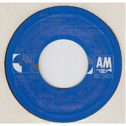 Black (2) Wonderful Life (Re-recording) Vinyl 7" USED