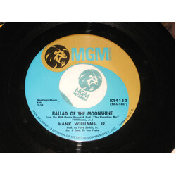 Hank Williams Jr. / Mike Curb Congregation All For The Love Of Sunshine / Ballad Of The Moonshine USED VINYL 7INCH 45 RPM