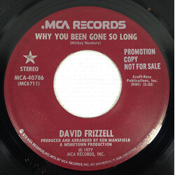 David Frizzell Why You Been Gone So Long USED VINYL 7INCH 45 RPM SINGLE PROMO