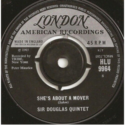 Sir Douglas Quintet She's About A Mover / We'll Take Our Last Walk Tonight USED VINYL 7INCH 45 RPM SINGLE