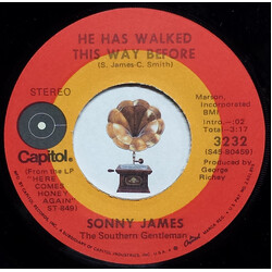 Sonny James He Has Walked This Way Before USED VINYL 7INCH 45 RPM SINGLE