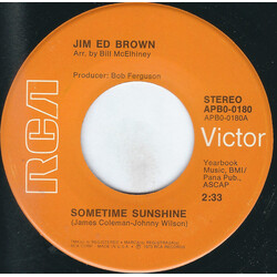 Jim Ed Brown Sometime Sunshine USED VINYL 7INCH 45 RPM SINGLE