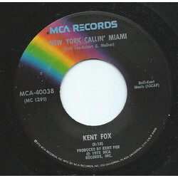 Kent Fox New York Callin' Miami USED VINYL 7INCH