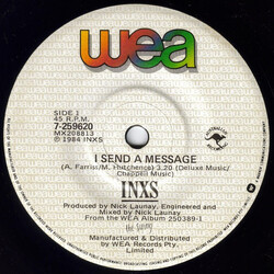INXS I Send A Message USED VINYL 7INCH 45 RPM SINGLE