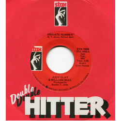 Judy Clay / William Bell Private Number / My Baby Specializes USED VINYL 7INCH 45 RPM REISSUE