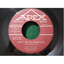 Andy Williams Don't Go To Strangers USED VINYL 7INCH 45 RPM SINGLE