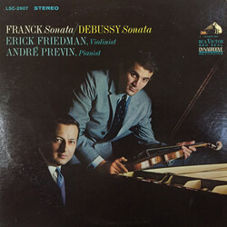 César Franck / Claude Debussy / Erick Friedman / André Previn Franck:  Sonata / Debussy:  Sonata Vinyl LP USED