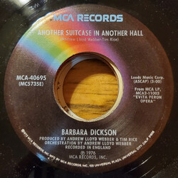 Barbara Dickson / London Philharmonic Choir / London Philharmonic Orchestra Another Suitcase In Another Hall USED VINYL 7INCH 45 RPM