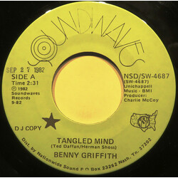 Benny Griffith Tangled Mind USED VINYL 7INCH 45 RPM PROMO