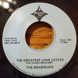 The Brashear Family The Greatest Love Letter USED VINYL 7INCH 45 RPM