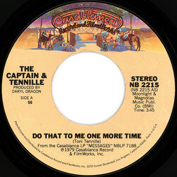Captain And Tennille Do That To Me One More Time USED VINYL 7INCH 45 RPM SINGLE