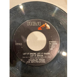Charley Pride / Razzy Bailey Let It Snow, Let It Snow, Let It Snow / Peace On Earth (A Song For All Seasons) USED VINYL 7INCH 45 RPM