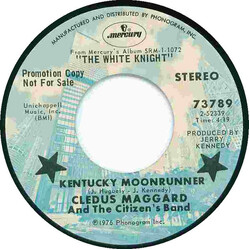Cledus Maggard & The Citizen's Band Kentucky Moonrunner / Dad I Gotta Go USED VINYL 7INCH 45 RPM SINGLE PROMO STEREO