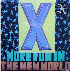 X (5) More Fun In The New World Vinyl LP USED
