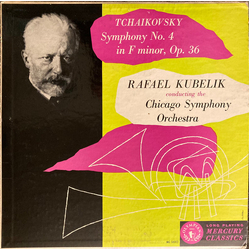 Pyotr Ilyich Tchaikovsky / Rafael Kubelik / Chicago Symphony Orchestra Symphony No. 4 In F Minor, Op. 36 Vinyl LP USED