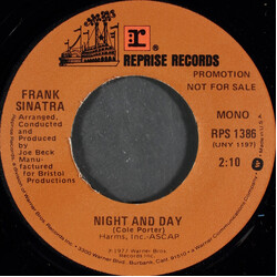 Frank Sinatra Night And Day USED VINYL 7INCH 45 RPM SINGLE PROMO STEREO MONO