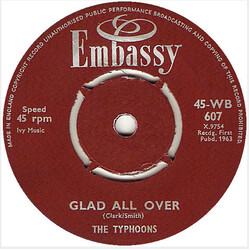 The Typhoons Glad All Over / Money USED VINYL 7INCH SINGLE