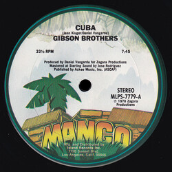 Gibson Brothers Cuba VINYL 12" USED