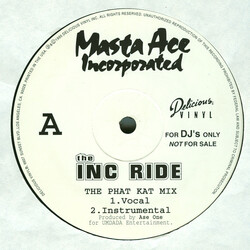 Masta Ace Incorporated The INC Ride (The Phat Kat Mix) VINYL 12" USED