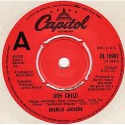 Chuck Jackson (2) Ooh Child / Love Of You Vinyl 7" USED
