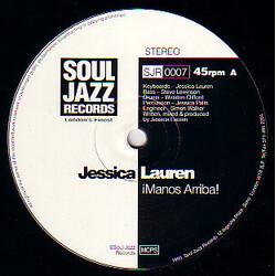 Jessica Lauren ¡Manos Arriba! USED VINYL 12INCH 45 RPM