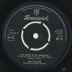 The Chi-Lites Too Good To Be Forgotten USED VINYL 7INCH 45 RPM SINGLE