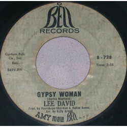 Lee David (2) Gypsy Woman USED VINYL 7INCH 45 RPM