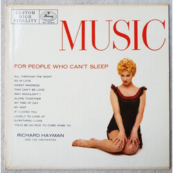 Richard Hayman And His Orchestra Music For People Who Can't Sleep Vinyl LP USED