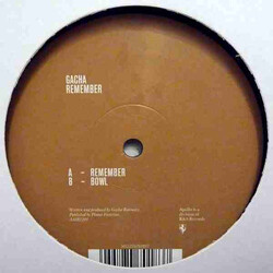 Gacha Remember USED VINYL 12INCH 45 RPM
